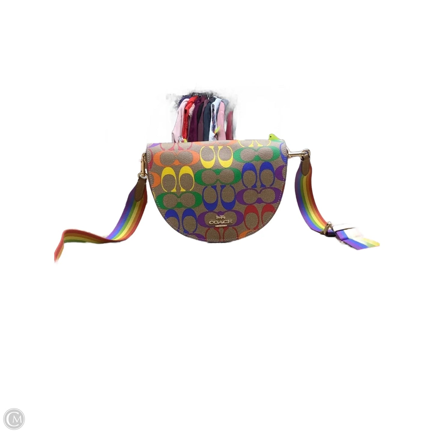 Crossbody Designer By Coach, Size: Small