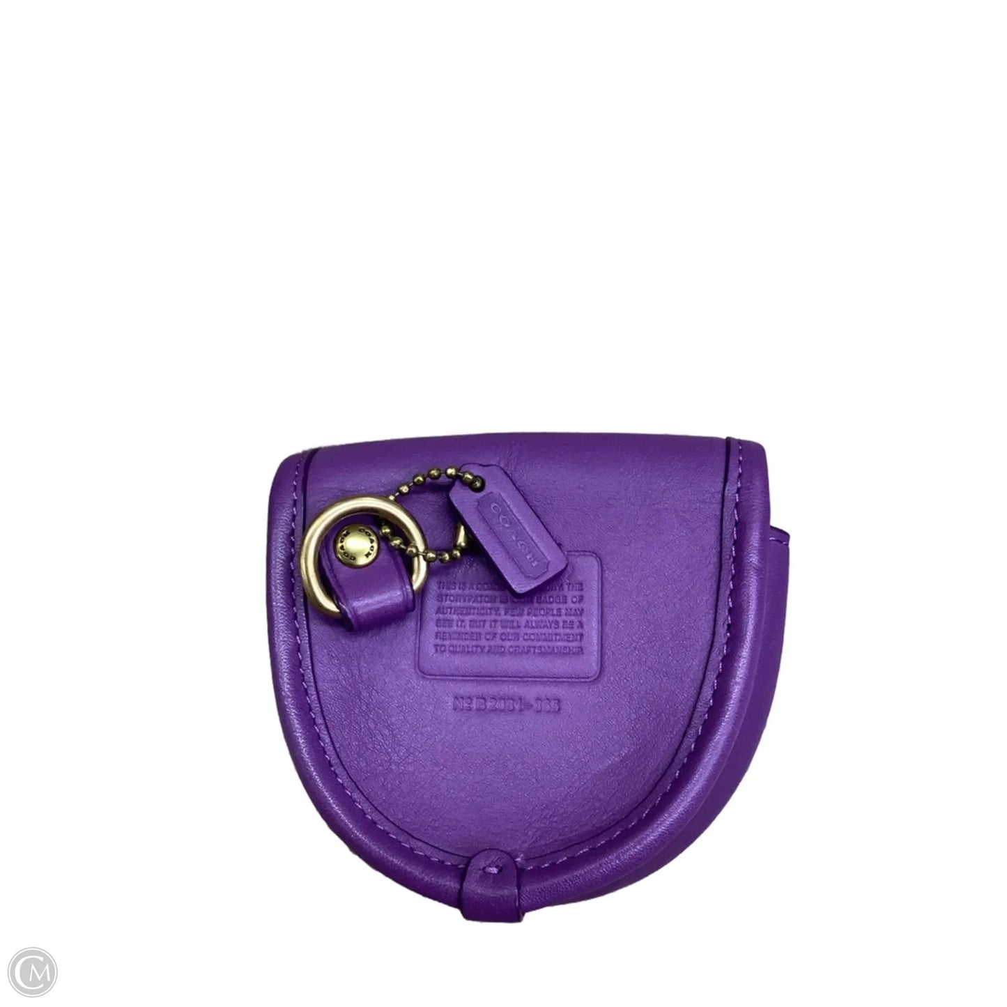 Coin Purse Designer By Coach, Size: Small