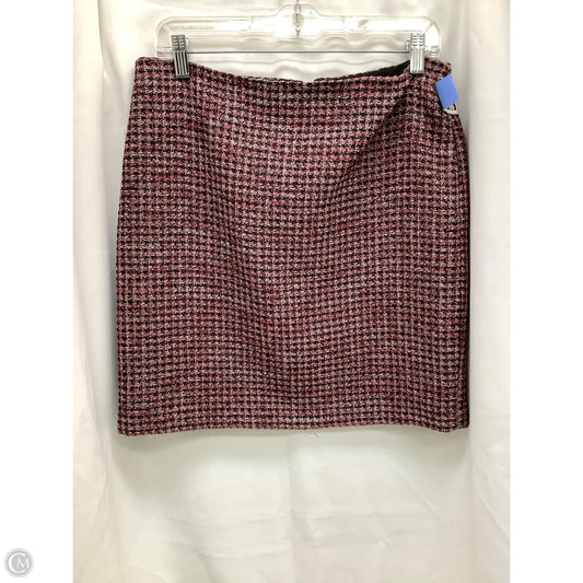 Skirt Midi By White House Black Market In Plaid Pattern, Size: 8