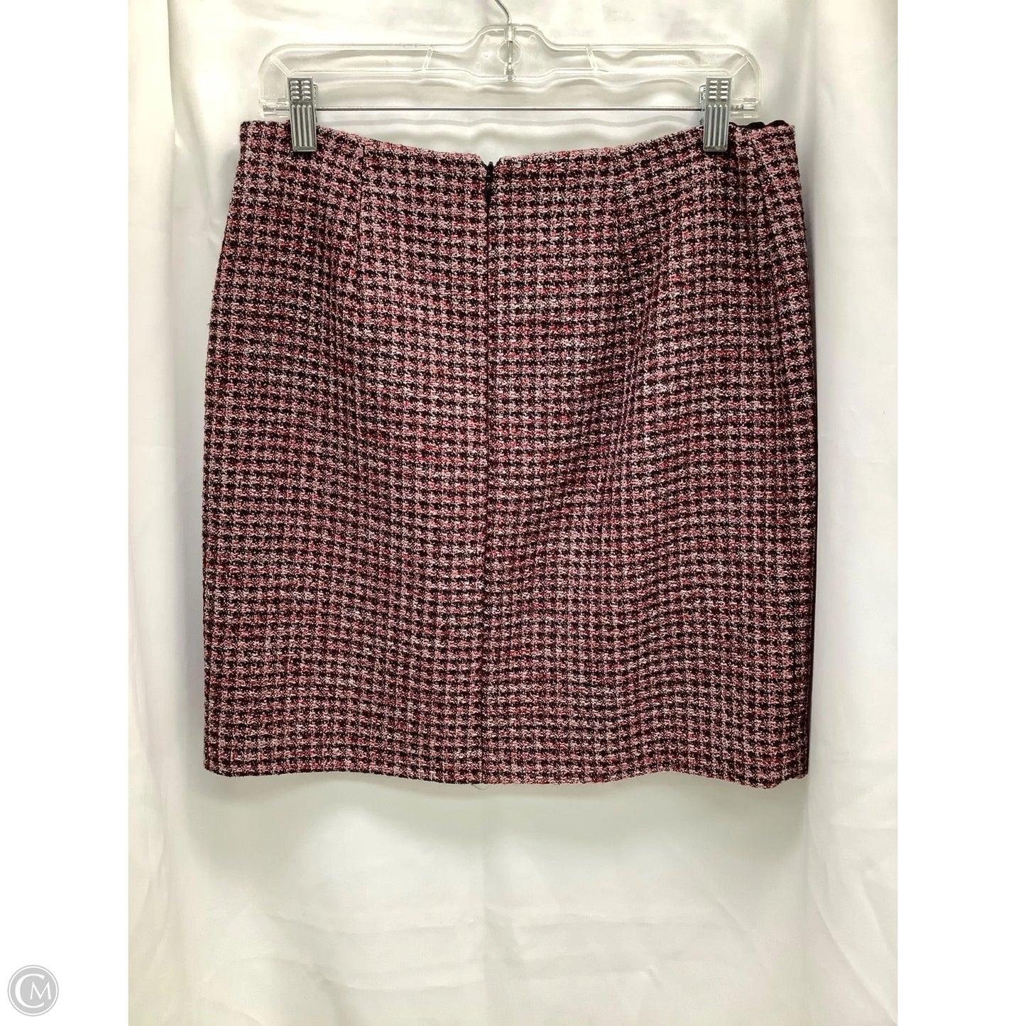 Skirt Midi By White House Black Market In Plaid Pattern, Size: 8