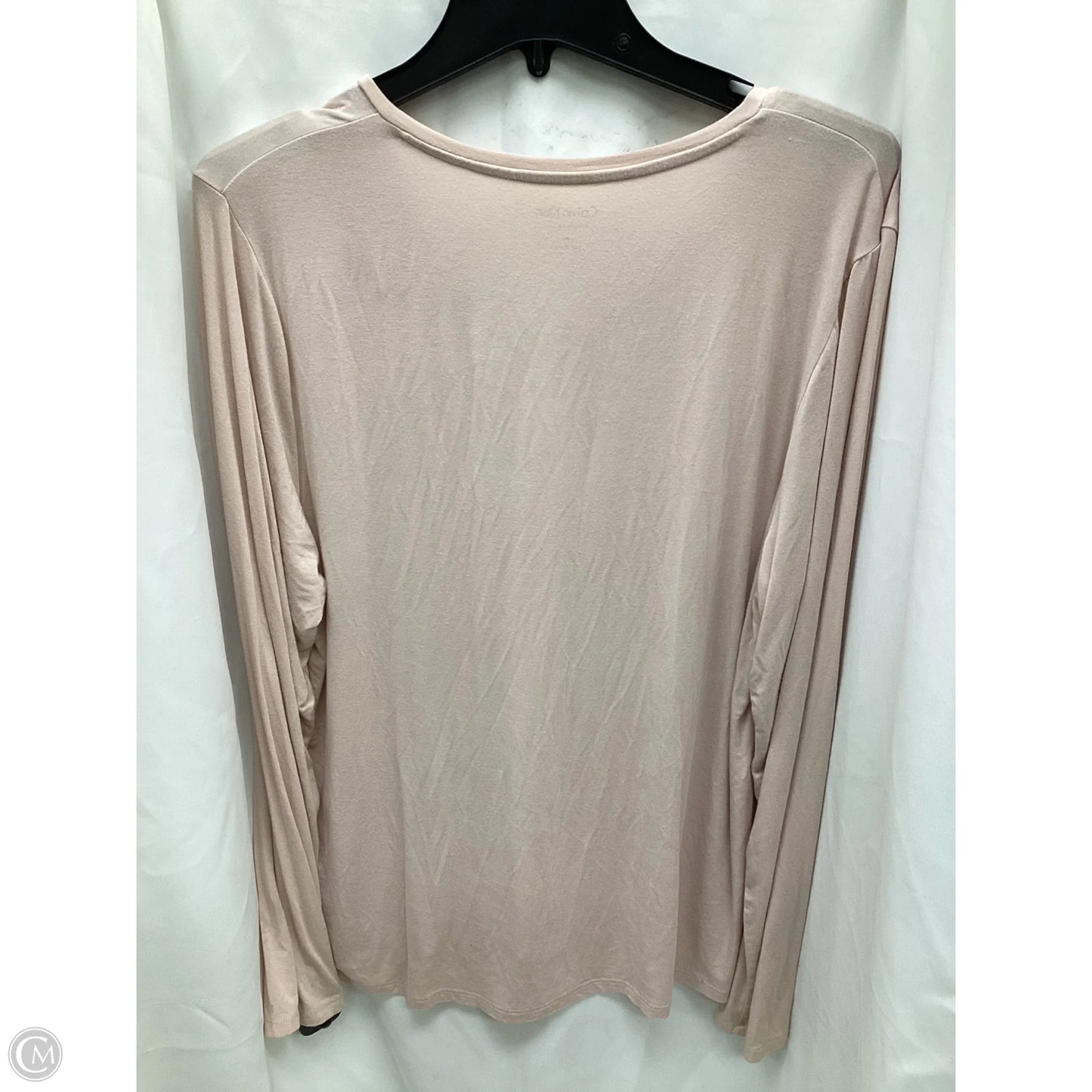 Top Long Sleeve By Calvin Klein In Pink, Size: Xl