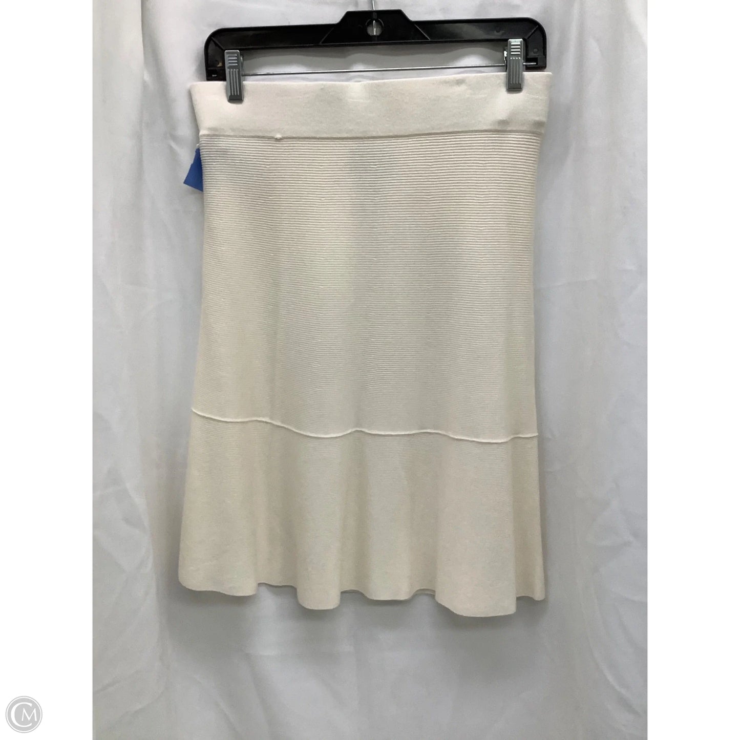 Skirt Midi By Loft In Ivory, Size: Mp