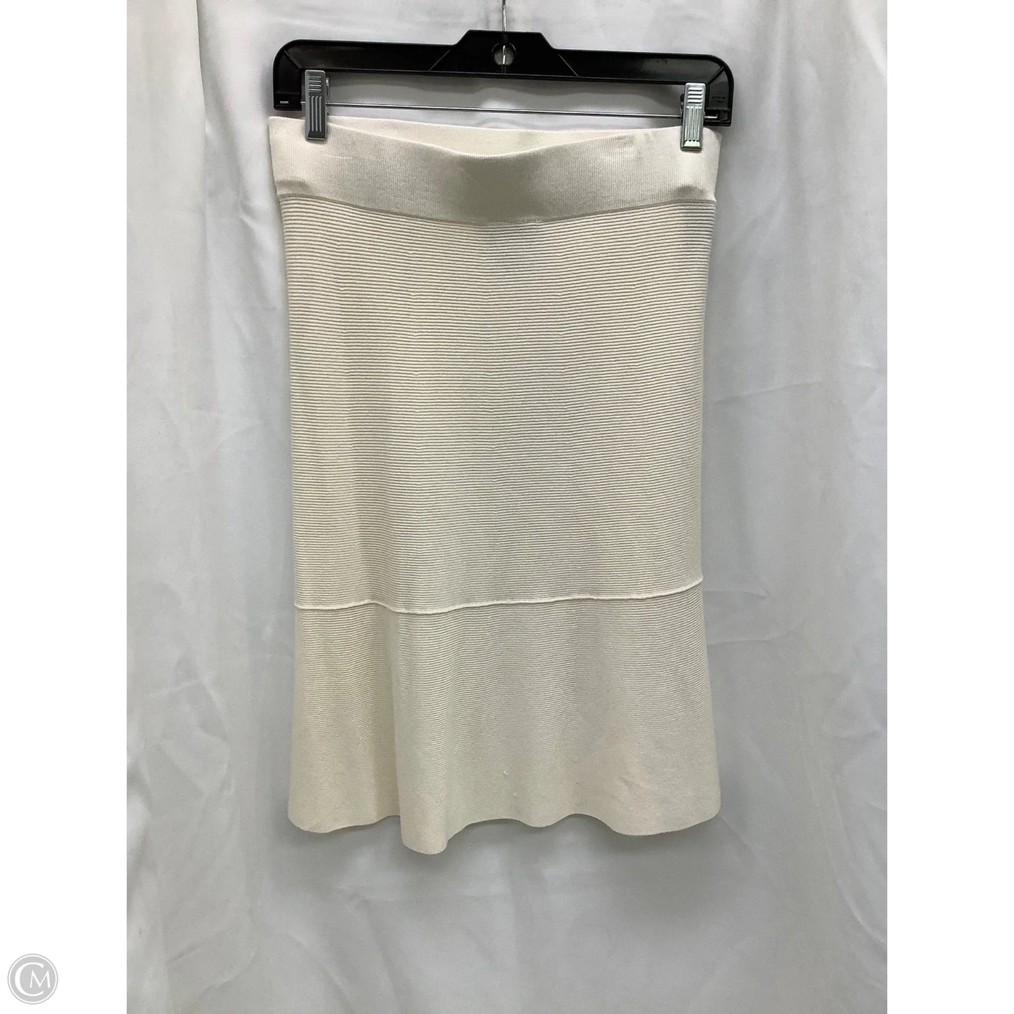 Skirt Midi By Loft In Ivory, Size: Mp