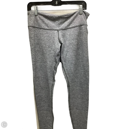 Athletic Leggings By Lululemon In Grey, Size: 10