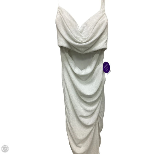 Dress Party Midi By Windsor In White, Size: Xl