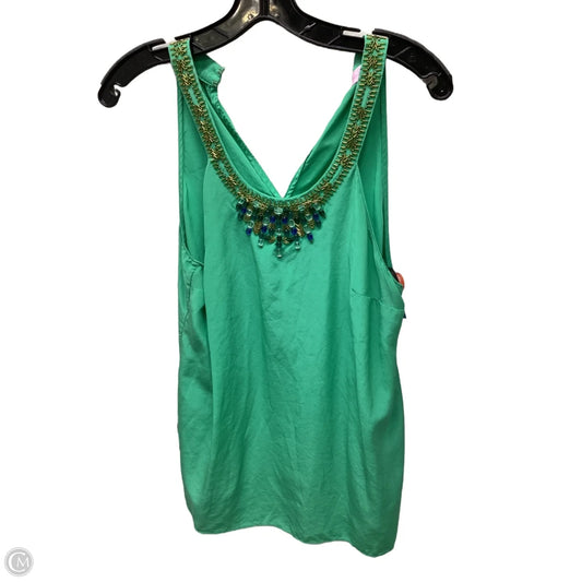 Tank Top Designer By Lilly Pulitzer In Green, Size: M