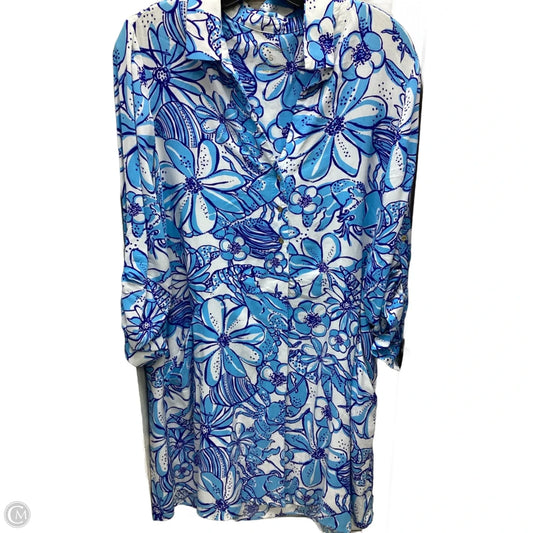 Dress Designer By Lilly Pulitzer In Floral Print, Size: S