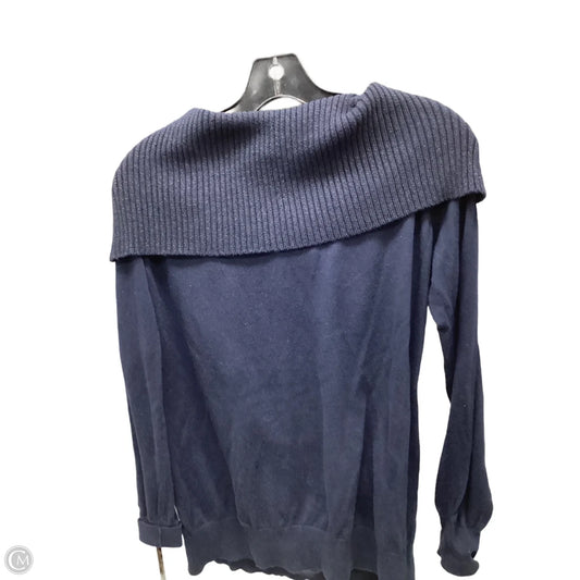 Top Long Sleeve By Michael By Michael Kors In Navy, Size: L