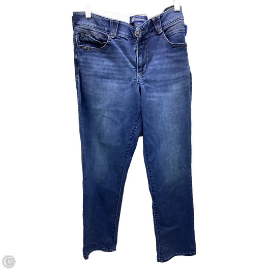 Jeans Straight By Democracy In Blue Denim, Size: 14