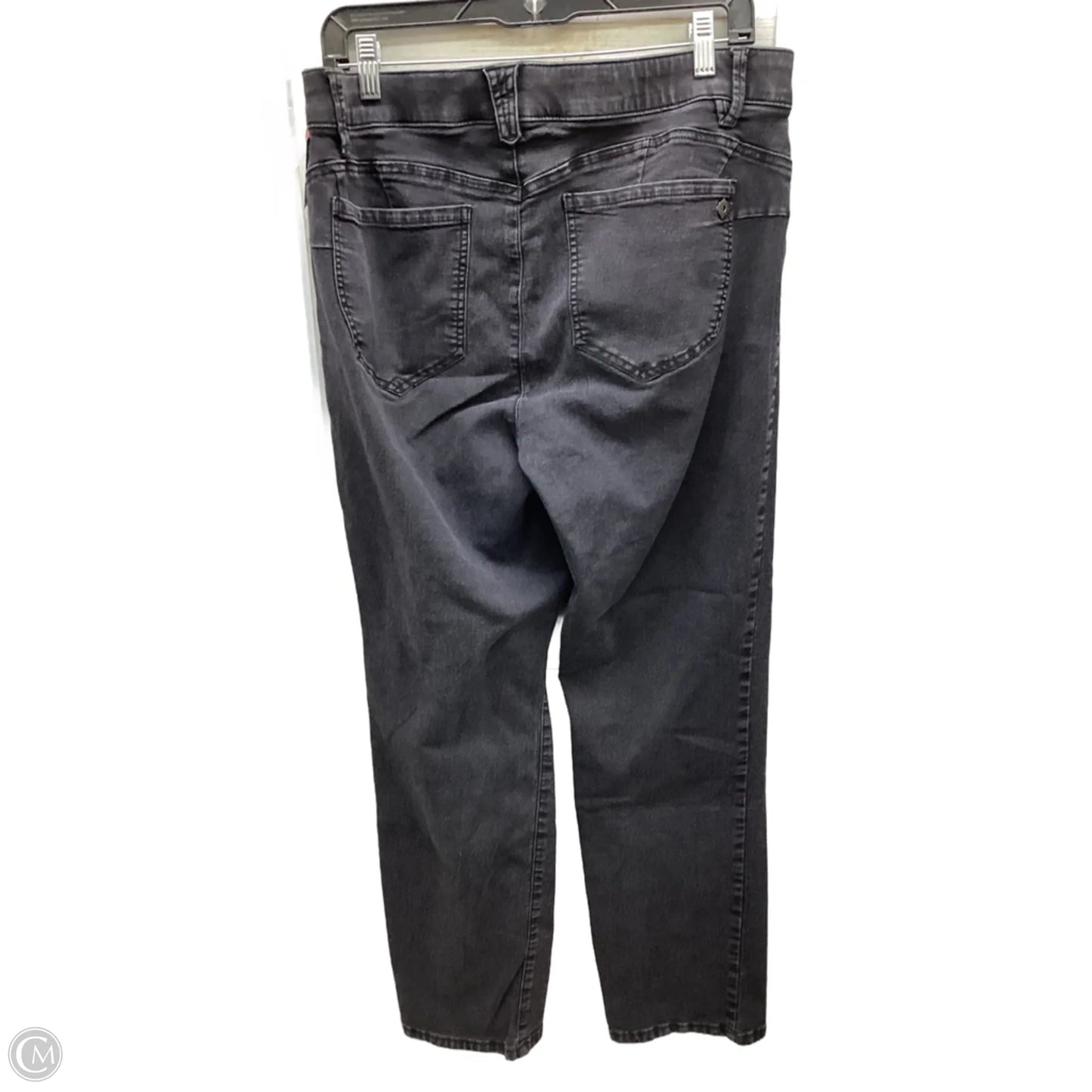 Jeans Straight By Democracy In Black Denim, Size: 16