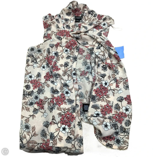 Top Sleeveless By Liz Claiborne In Floral Print, Size: S