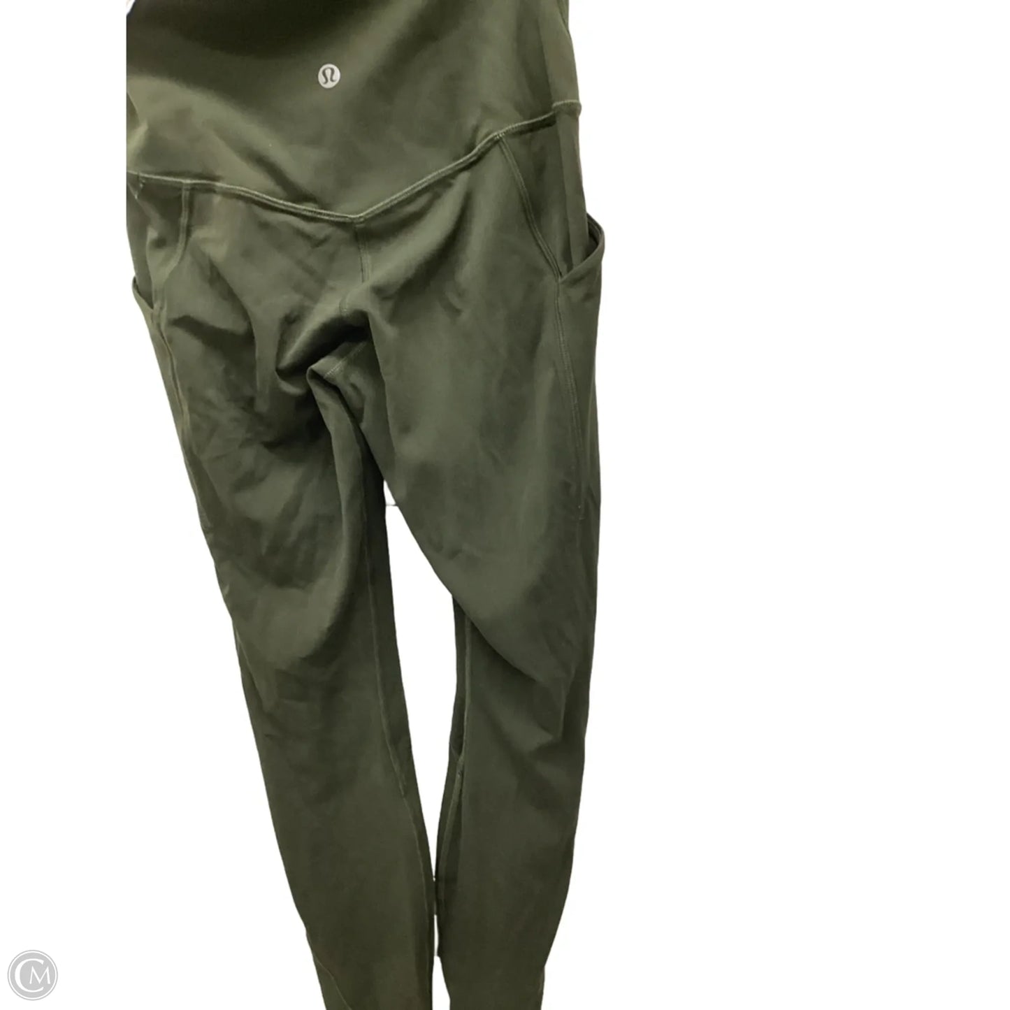 Athletic Leggings By Lululemon In Green, Size: 4