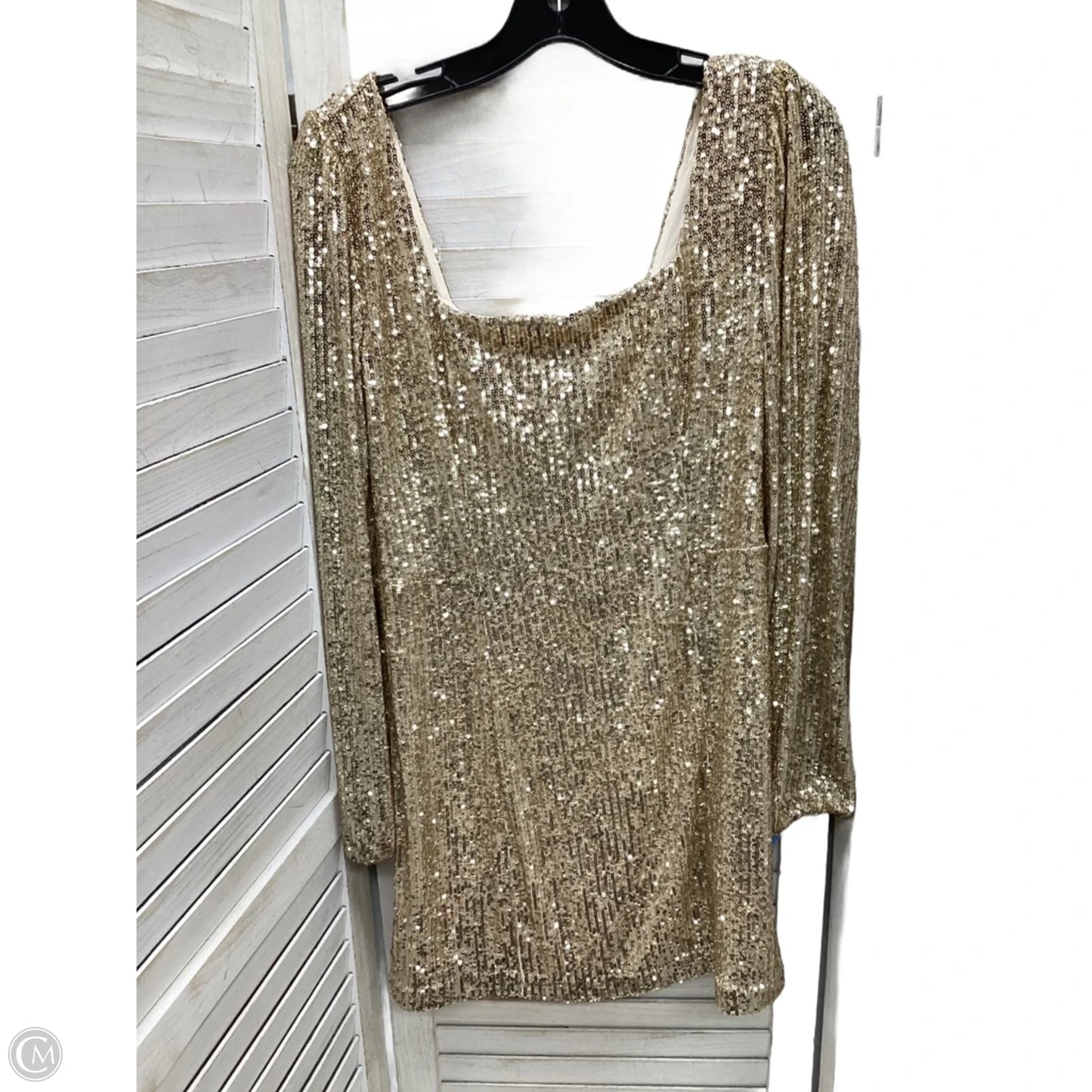 Dress Designer By Lilly Pulitzer In Gold, Size: 6