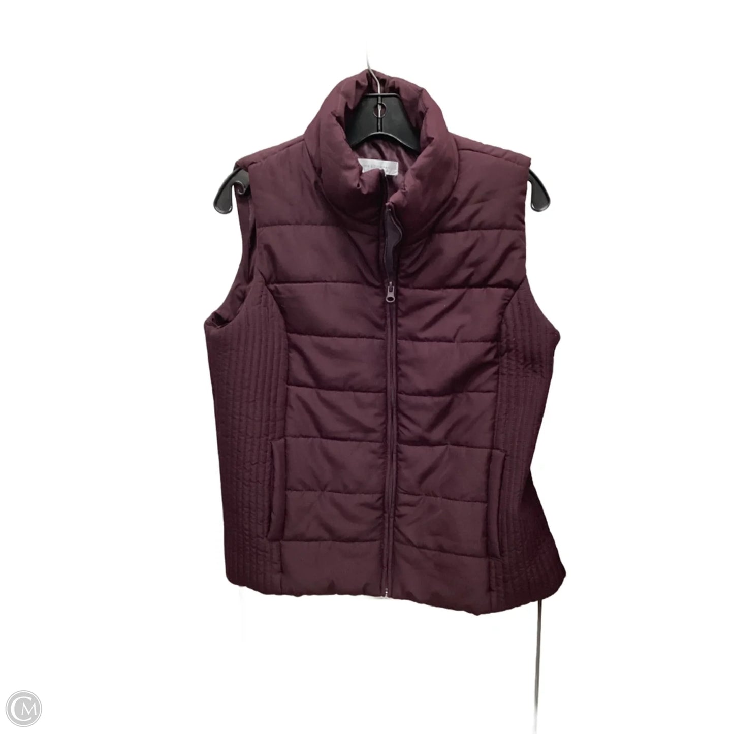 Vest Puffer & Quilted By New York And Co In Maroon, Size: M