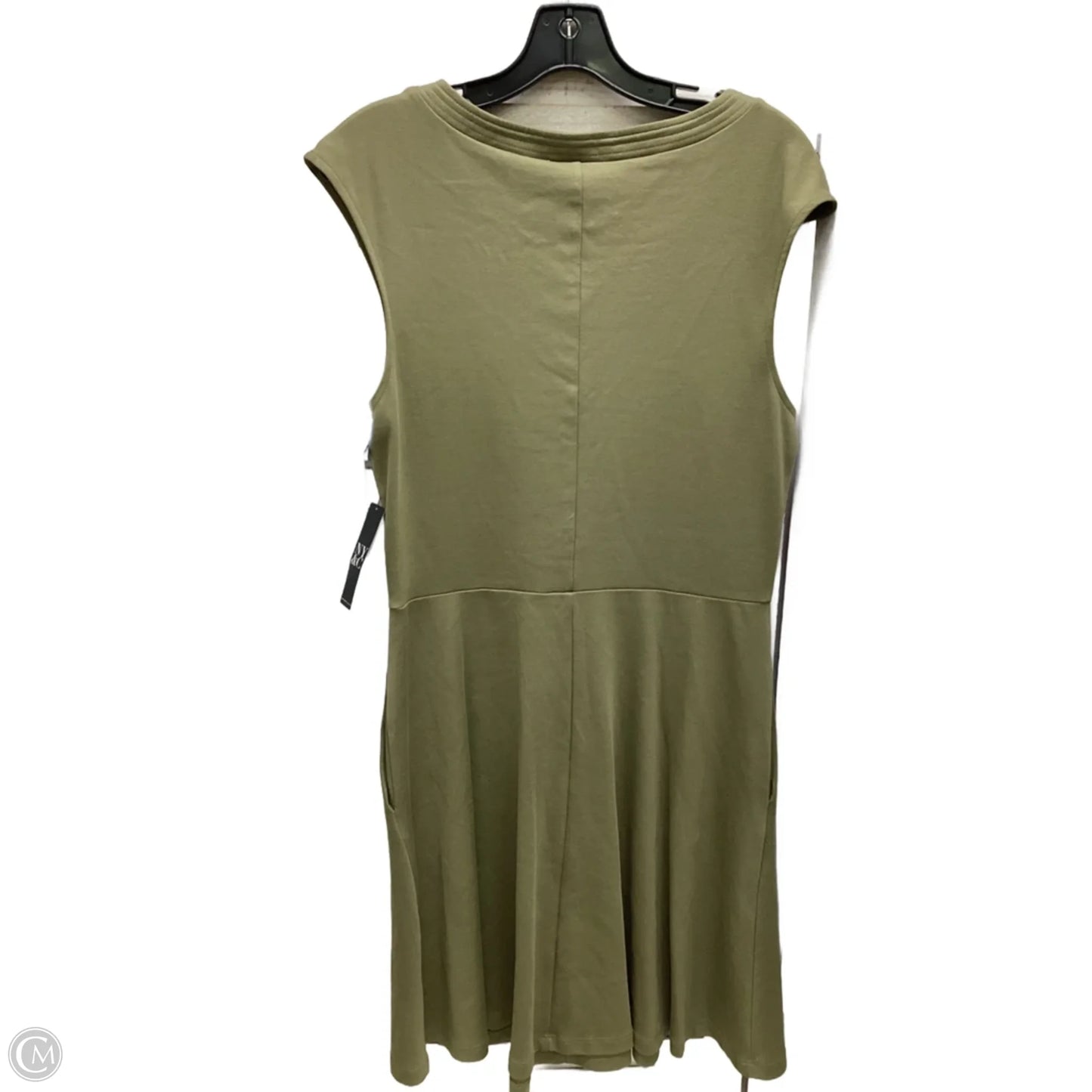Dress Casual Midi By New York And Co In Green, Size: M