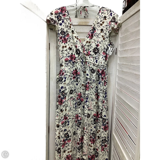 Dress Casual Maxi By Clothes Mentor In Floral Print, Size: M