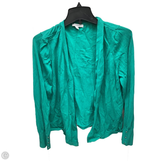 Cardigan By Chicos In Teal, Size: L