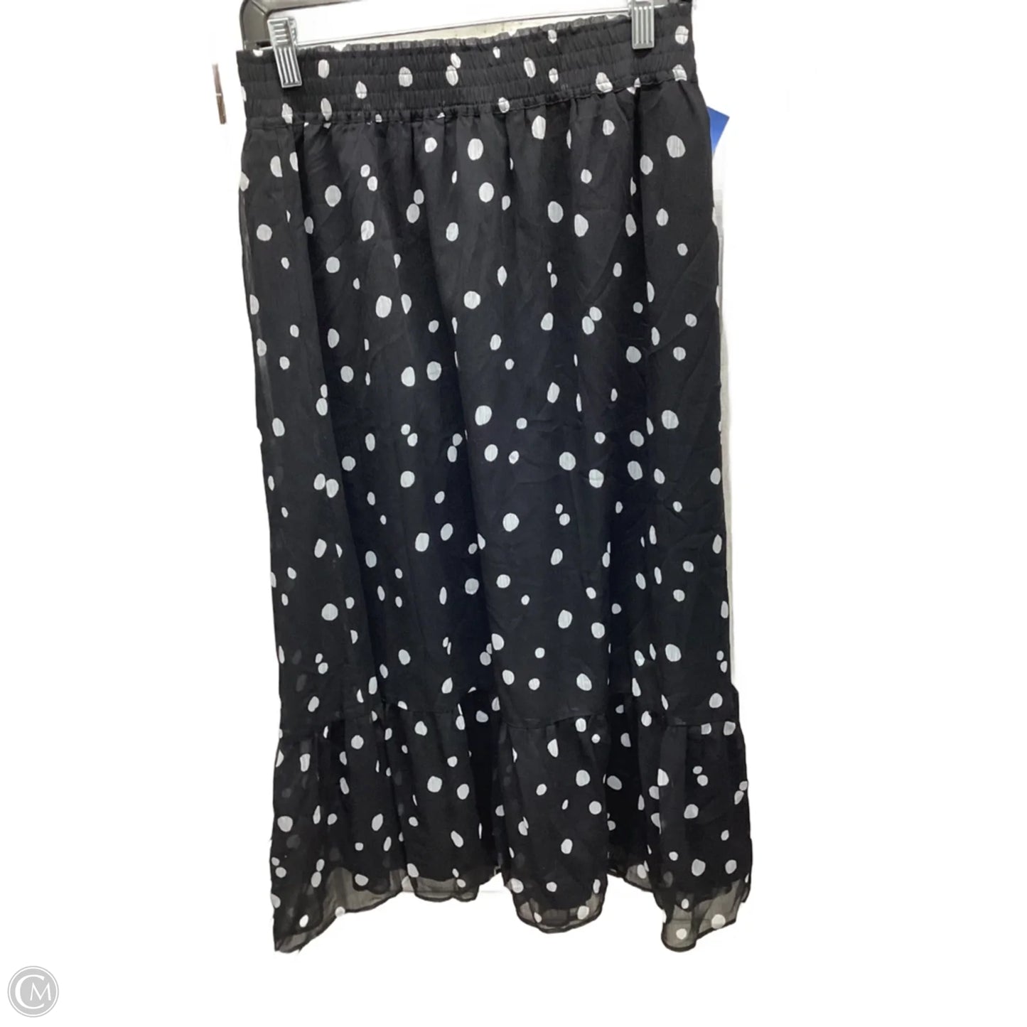 Skirt Maxi By Loft In Polkadot Pattern, Size: M