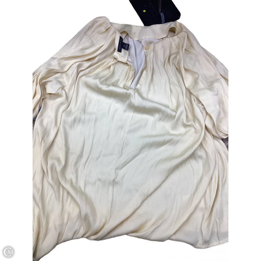 Top Short Sleeve By Ann Taylor In Yellow, Size: Xs