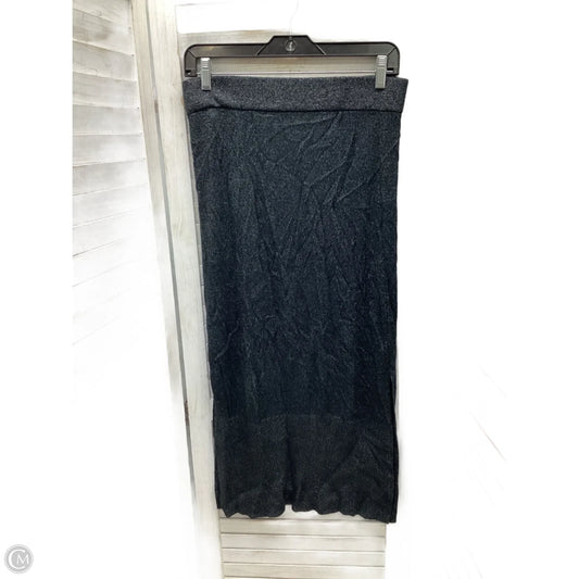 Skirt Maxi By Banana Republic In Green & Silver, Size: S