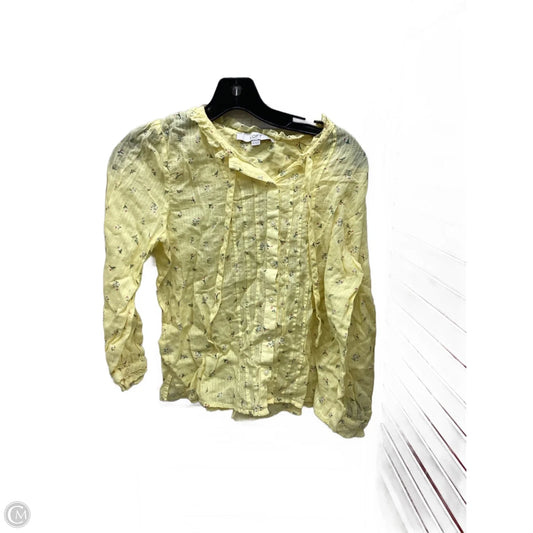 Top Long Sleeve By Loft In Floral Print, Size: Sp