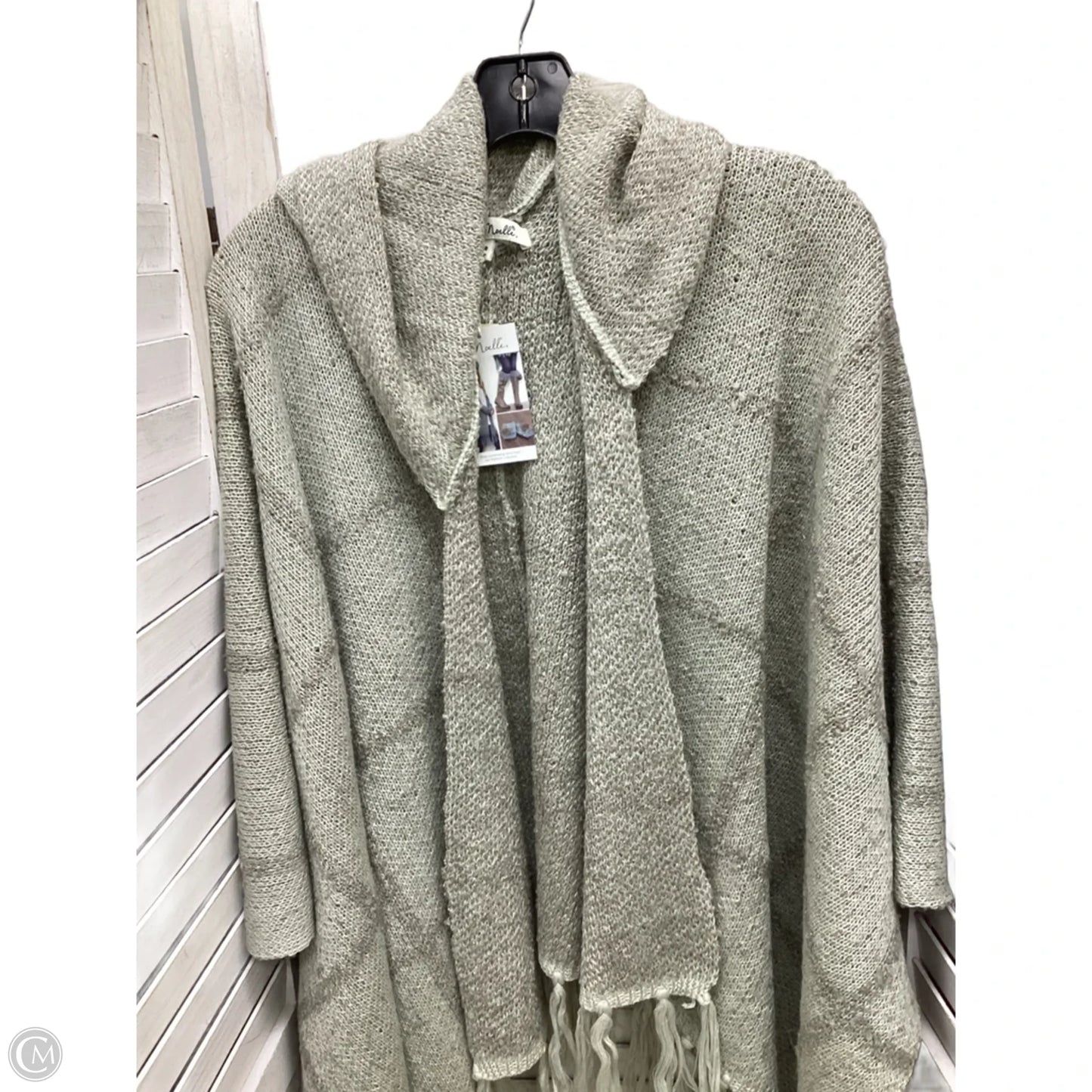 Poncho By Simply Noelle In Grey, Size: Osfm