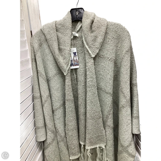 Poncho By Simply Noelle In Grey, Size: Osfm