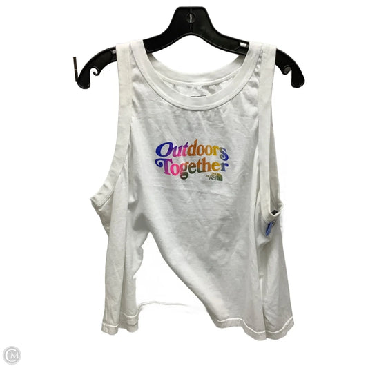 Top Sleeveless By The North Face In White, Size: Xxl