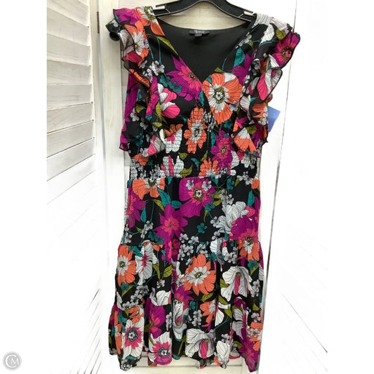Dress Casual Midi By Clothes Mentor In Floral Print, Size: S