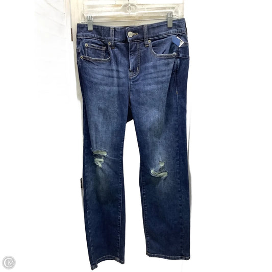 Jeans Straight By Torrid In Blue Denim, Size: 10