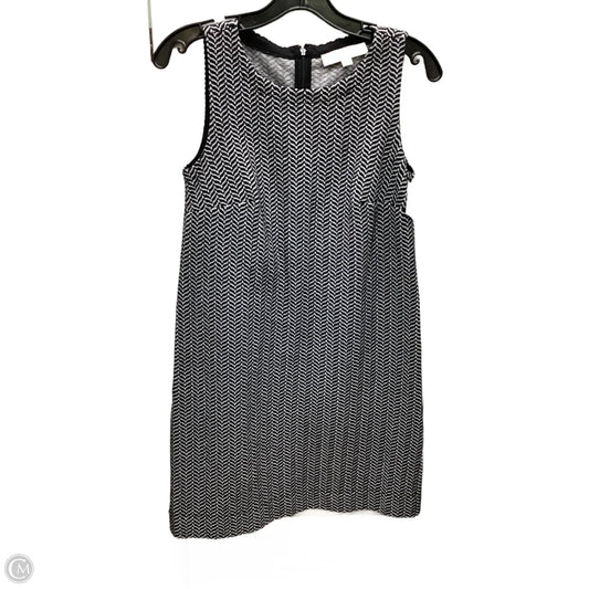 Dress Casual Midi By Loft In Black & White, Size: Xs