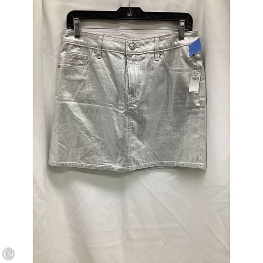Skirt Midi By Old Navy In Silver, Size: 6