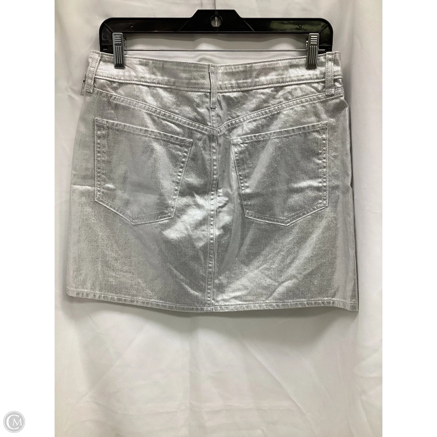 Skirt Midi By Old Navy In Silver, Size: 6