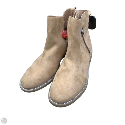 Boots Ankle Flats By Universal Thread In Brown, Size: 9