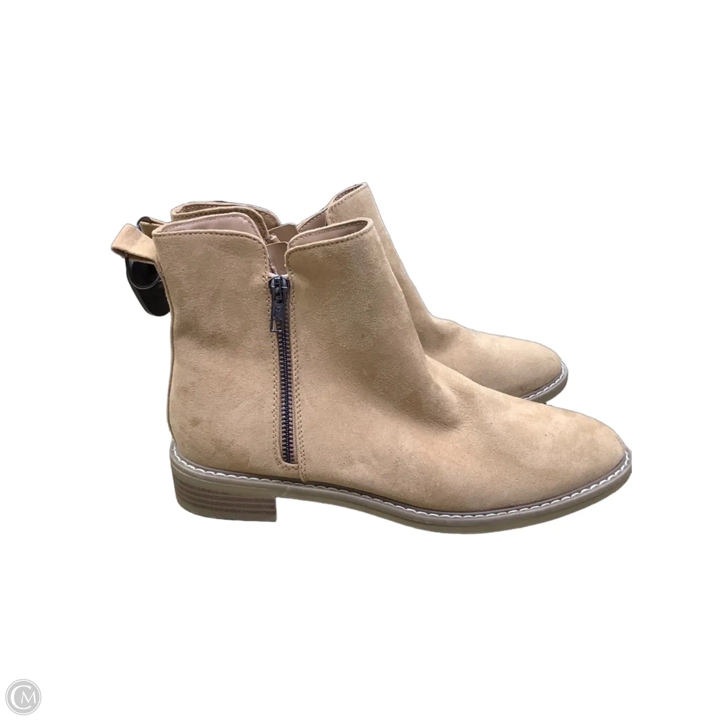 Boots Ankle Flats By Universal Thread In Brown, Size: 9