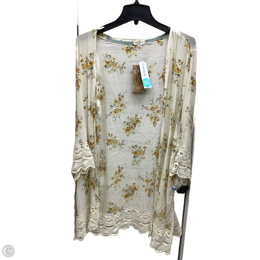 Swimwear Cover-up By Mason & Belle In Floral Print, Size: L