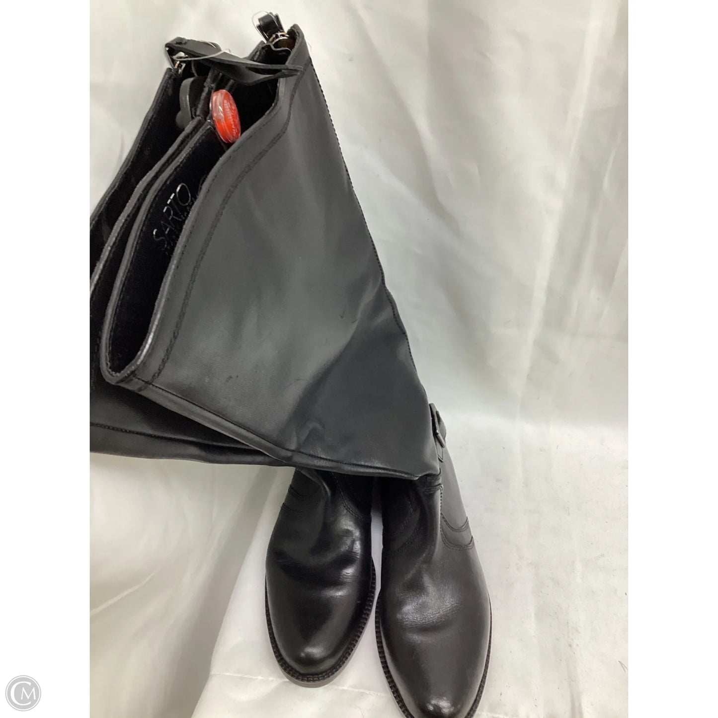 Boots Mid-calf Flats By Franco Sarto In Black, Size: 8