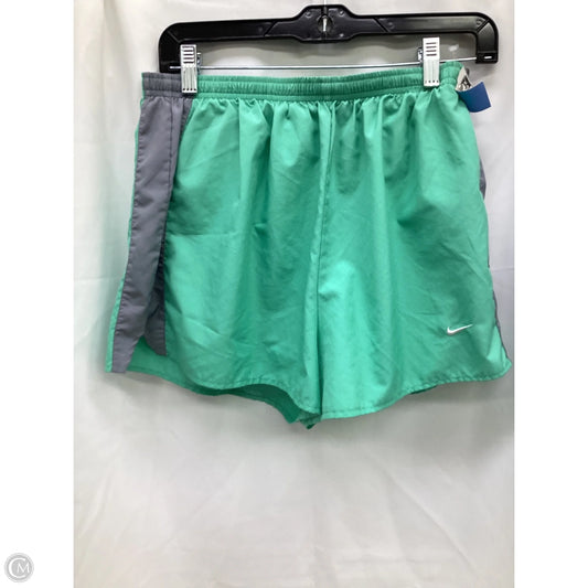 Athletic Shorts By Nike Apparel In Green, Size: L