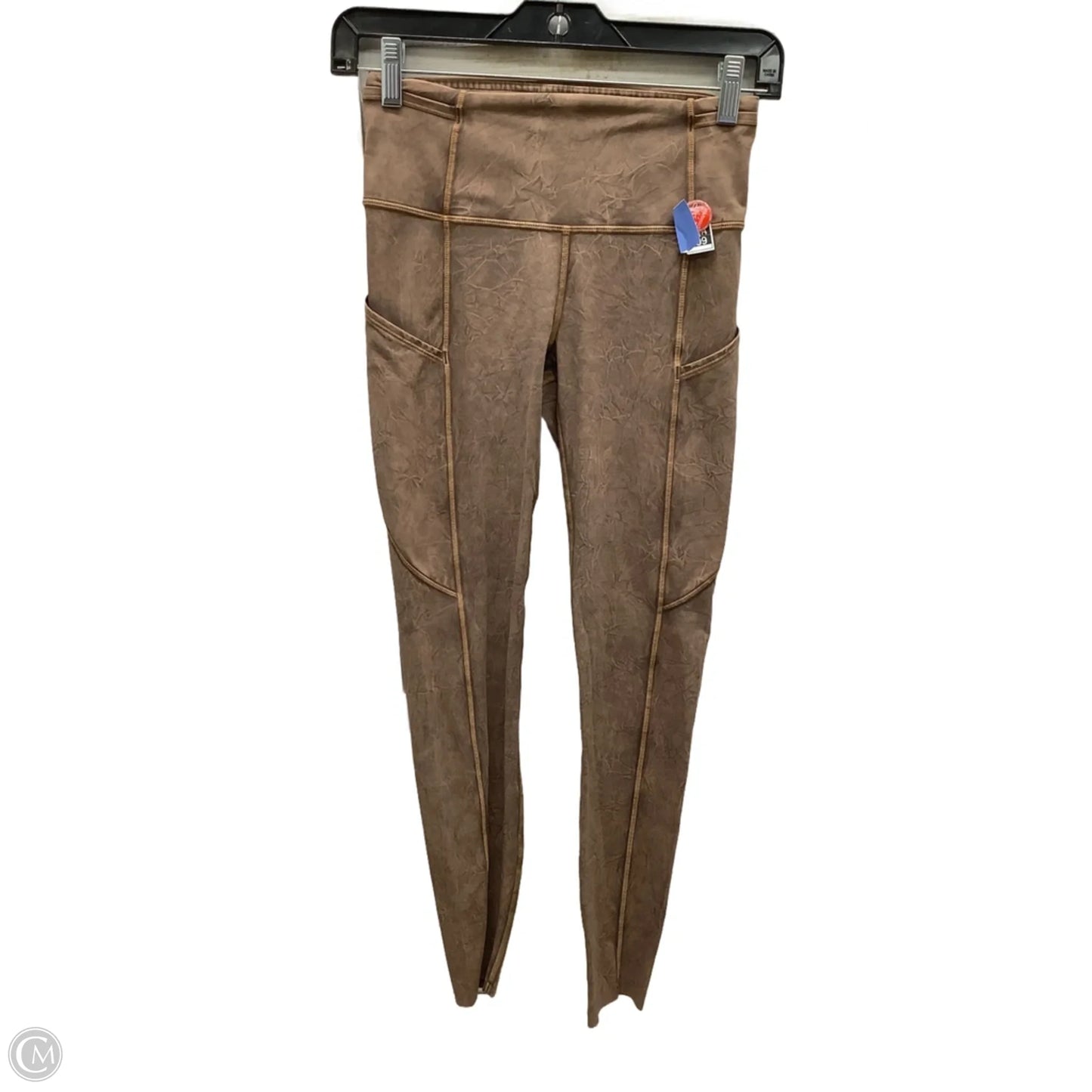 Athletic Leggings By Lululemon In Brown, Size: 4