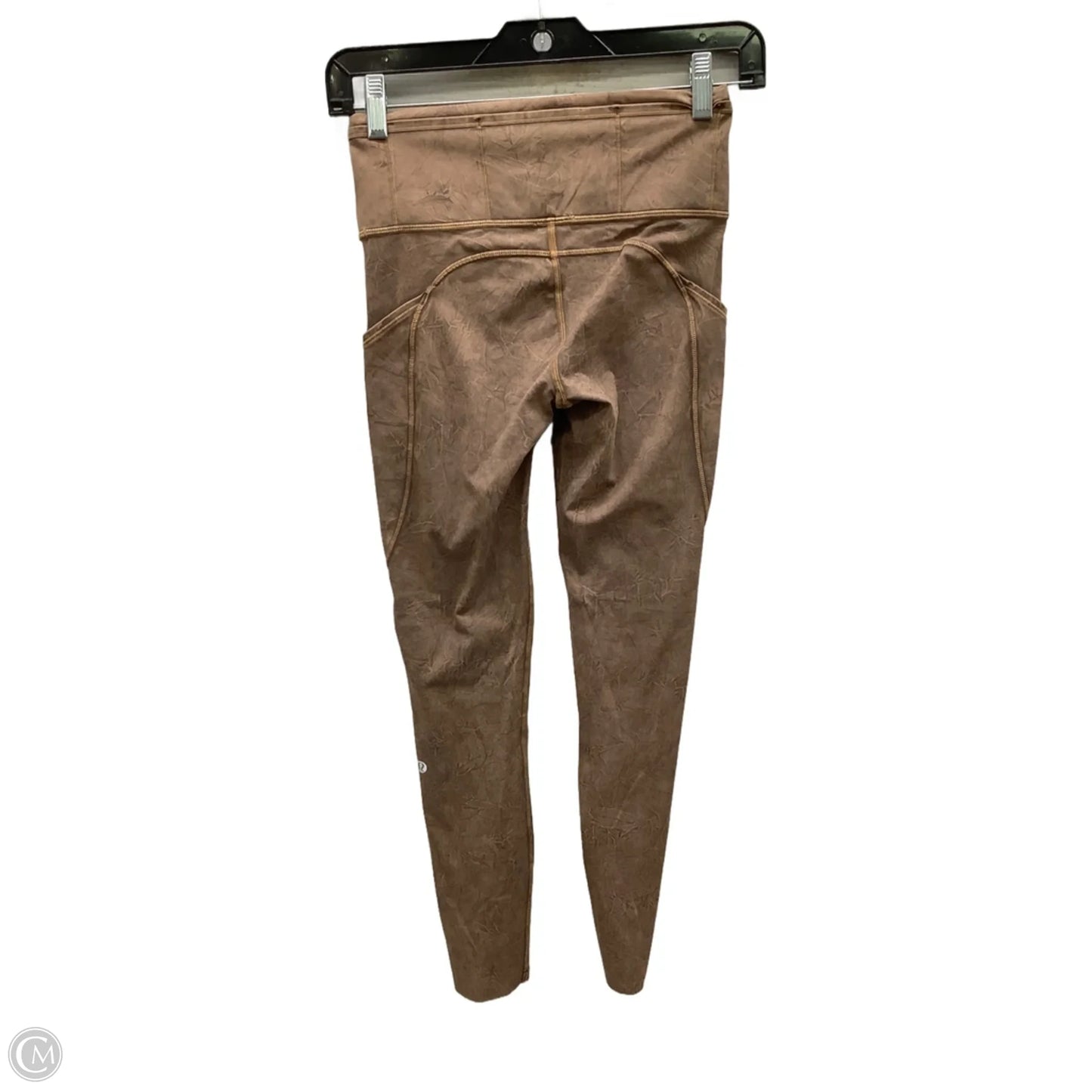 Athletic Leggings By Lululemon In Brown, Size: 4