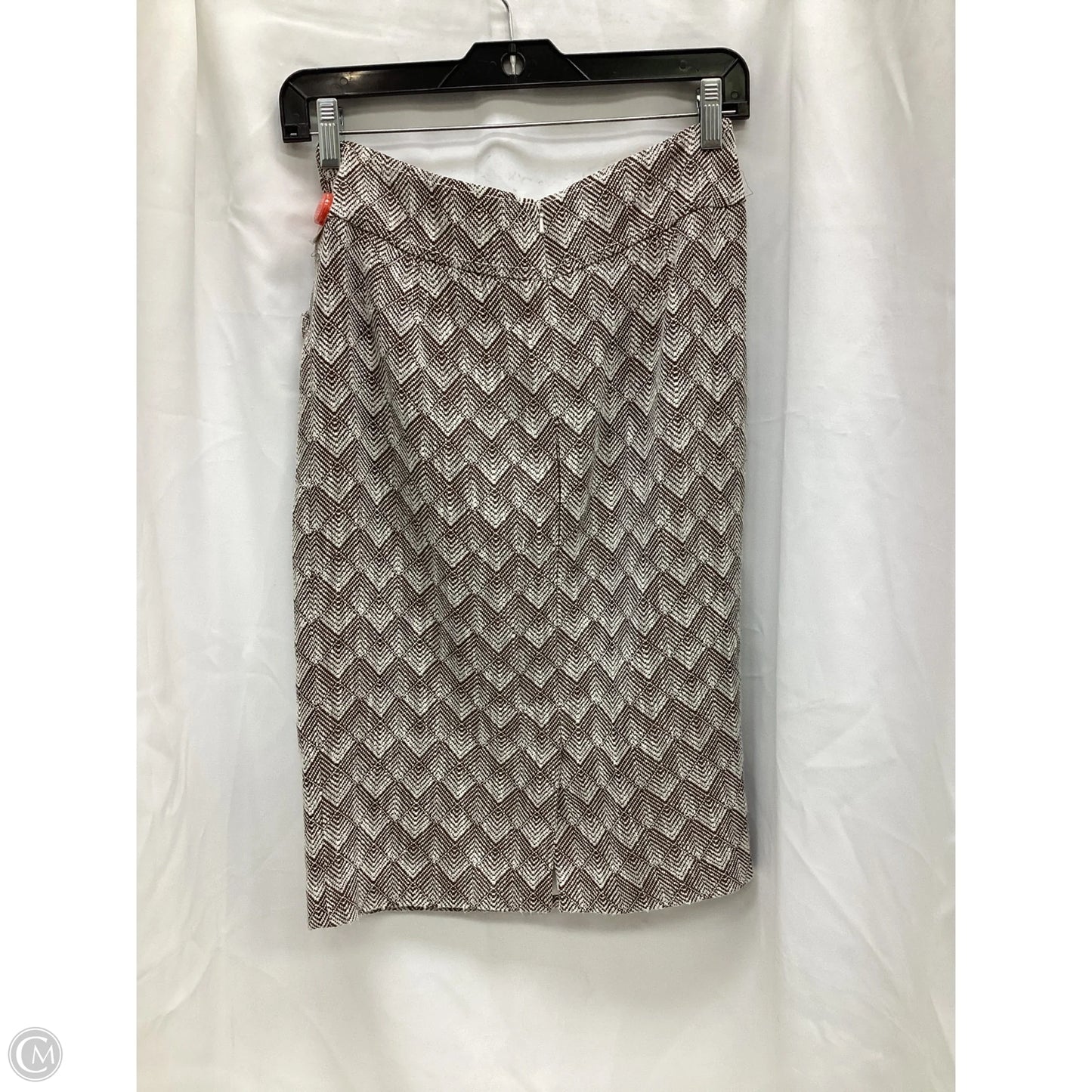 Skirt Designer By Tory Burch In Tan & White, Size: 2