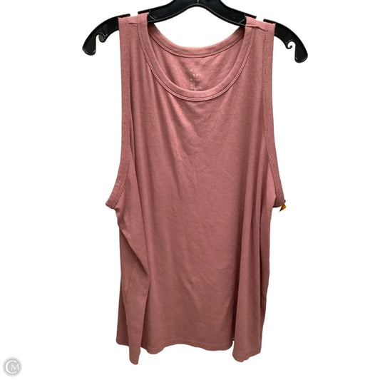 Top Sleeveless By A New Day In Mauve, Size: 4x