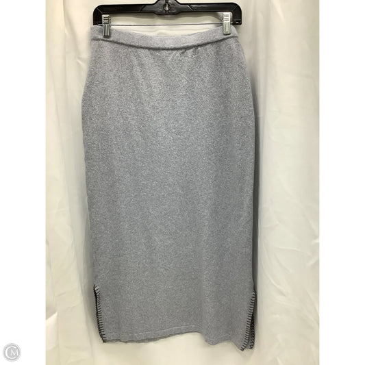 Skirt Maxi By Vince Camuto In Grey, Size: M
