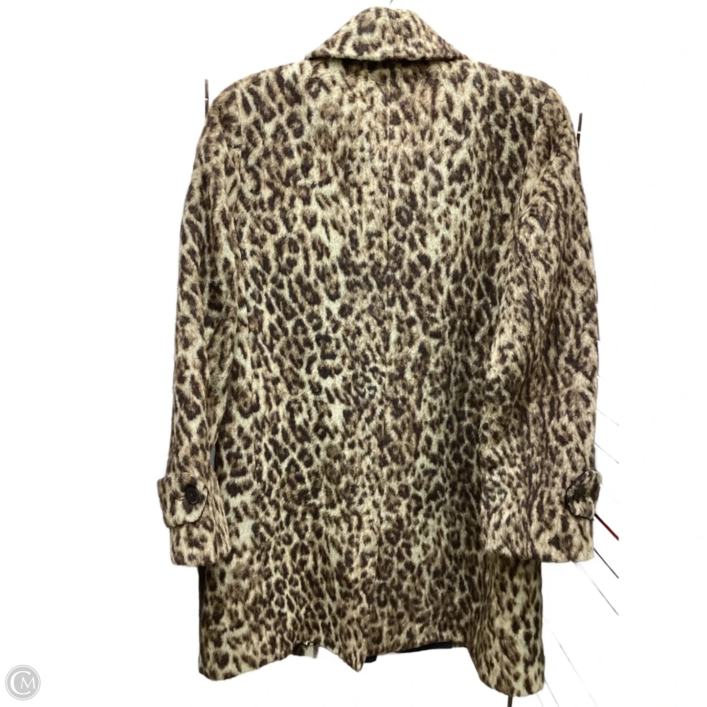 Coat Wool By J. Crew In Leopard Print, Size: 2p