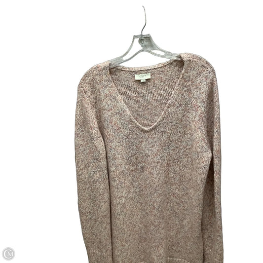 Sweater By Loft In Pink, Size: L