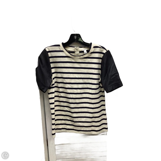 Top Short Sleeve By J. Crew In Striped Pattern, Size: Xs