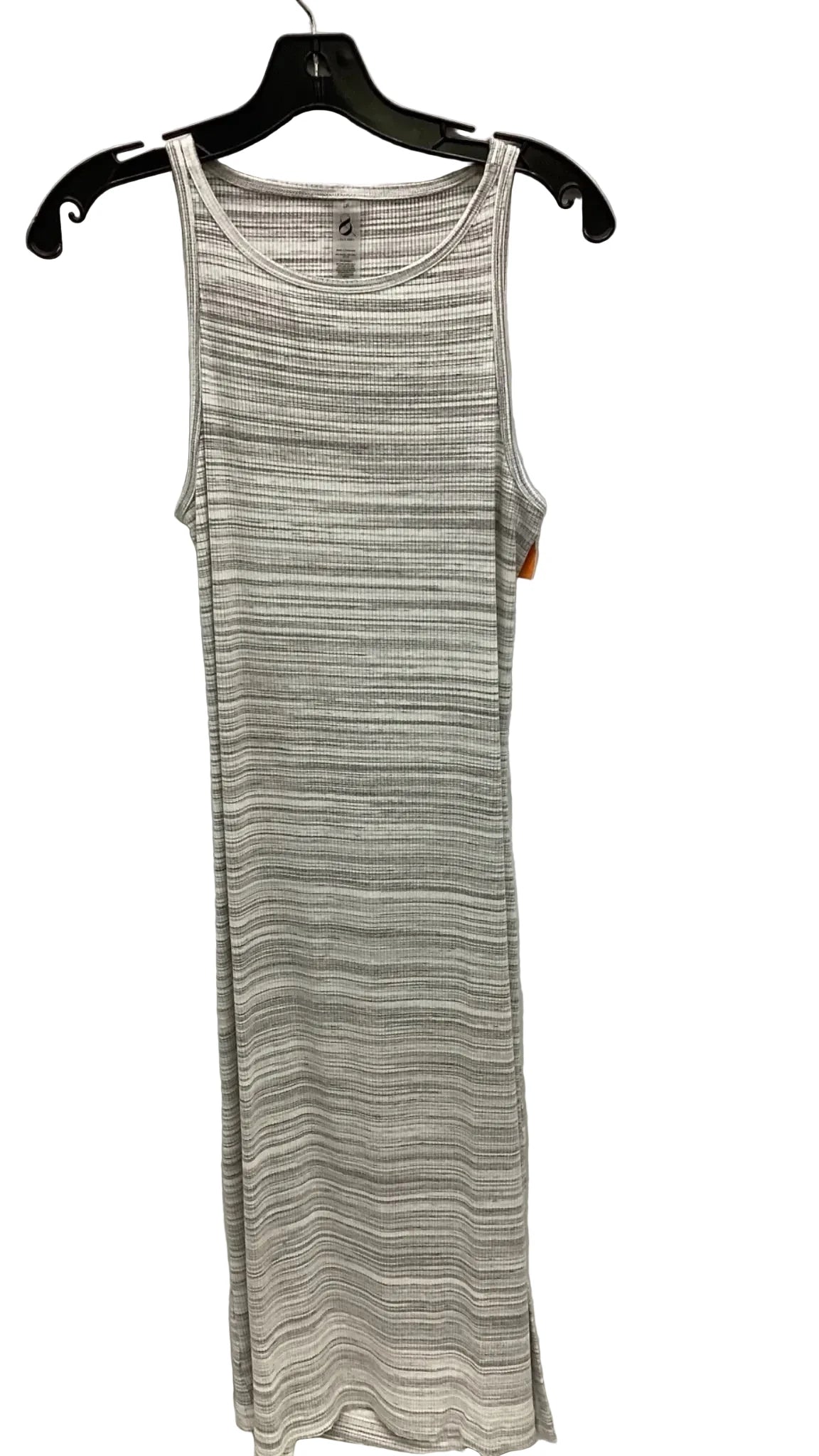 Dress Casual Midi By Lou And Grey In Grey & White, Size: Lp