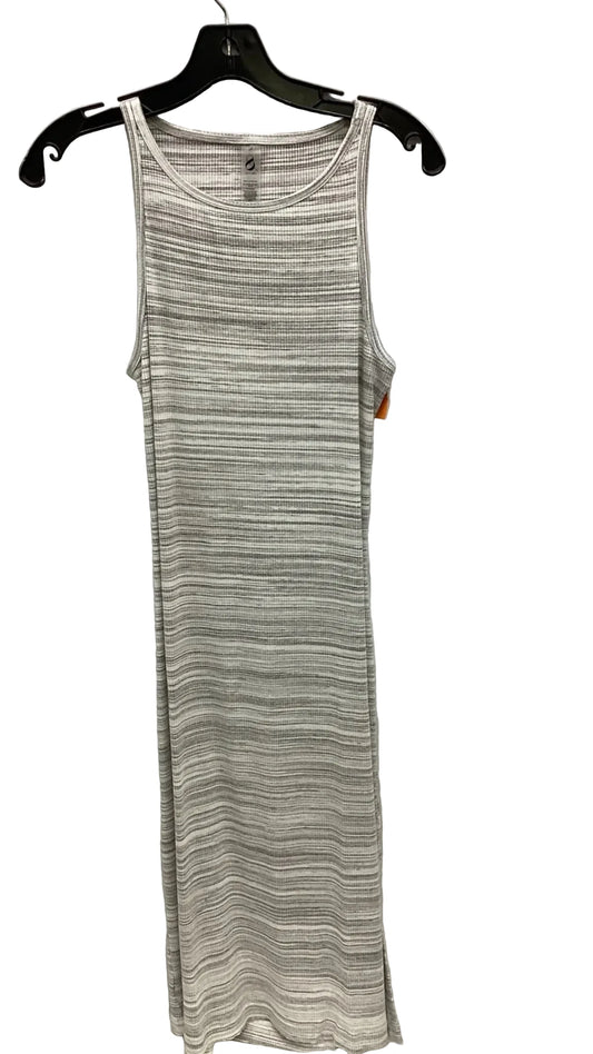 Dress Casual Midi By Lou And Grey In Grey & White, Size: Lp
