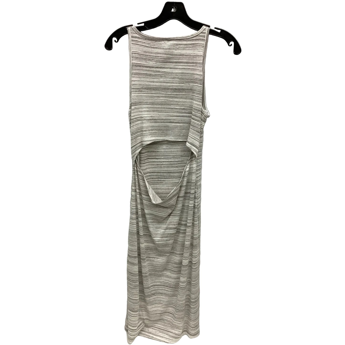 Dress Casual Midi By Lou And Grey In Grey & White, Size: Lp