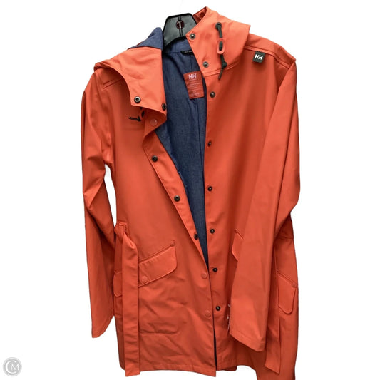 Jacket Windbreaker By Helly Hansen In Orange, Size: S